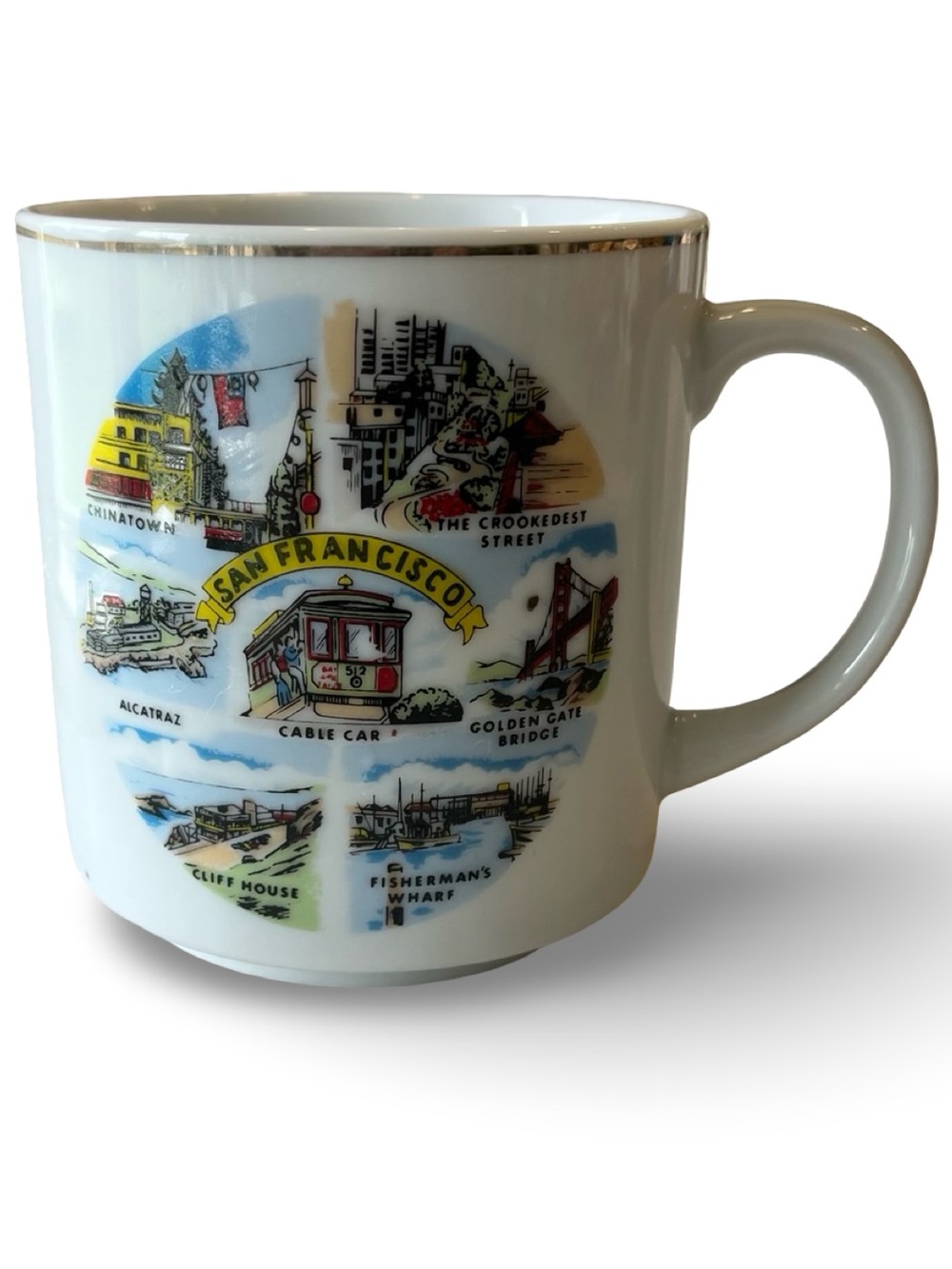 Vintage San Francisco Ceramic Souvenir Mug